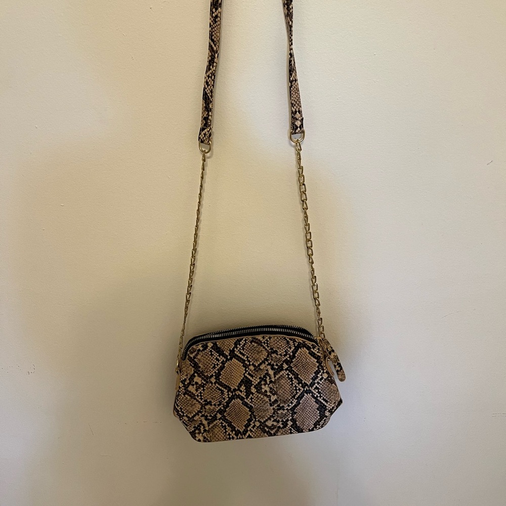 Never used snake skin bag